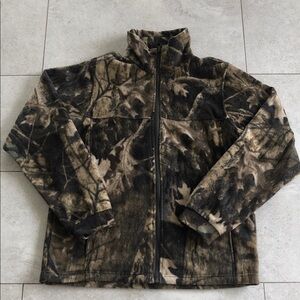 Columbia Youth Woodland Camo Fleece Jacket NWOT
